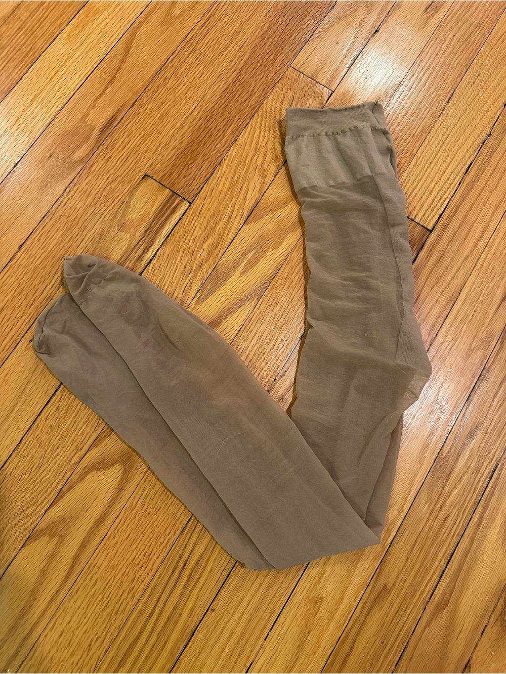 Women’s Nylon Sheer Support Tights - Taupe size M - Picture 6 of 10